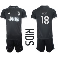 Koszulka piłkarska Juventus Moise Kean #18 Strój Trzeci dla dzieci 2023-24 tanio Krótki Rękaw (+ Krótkie spodenki)
